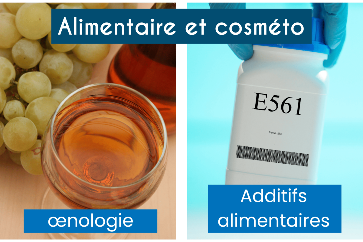 Traitement alimentaire et cosméto (Œnologie et additifs alimentaires)